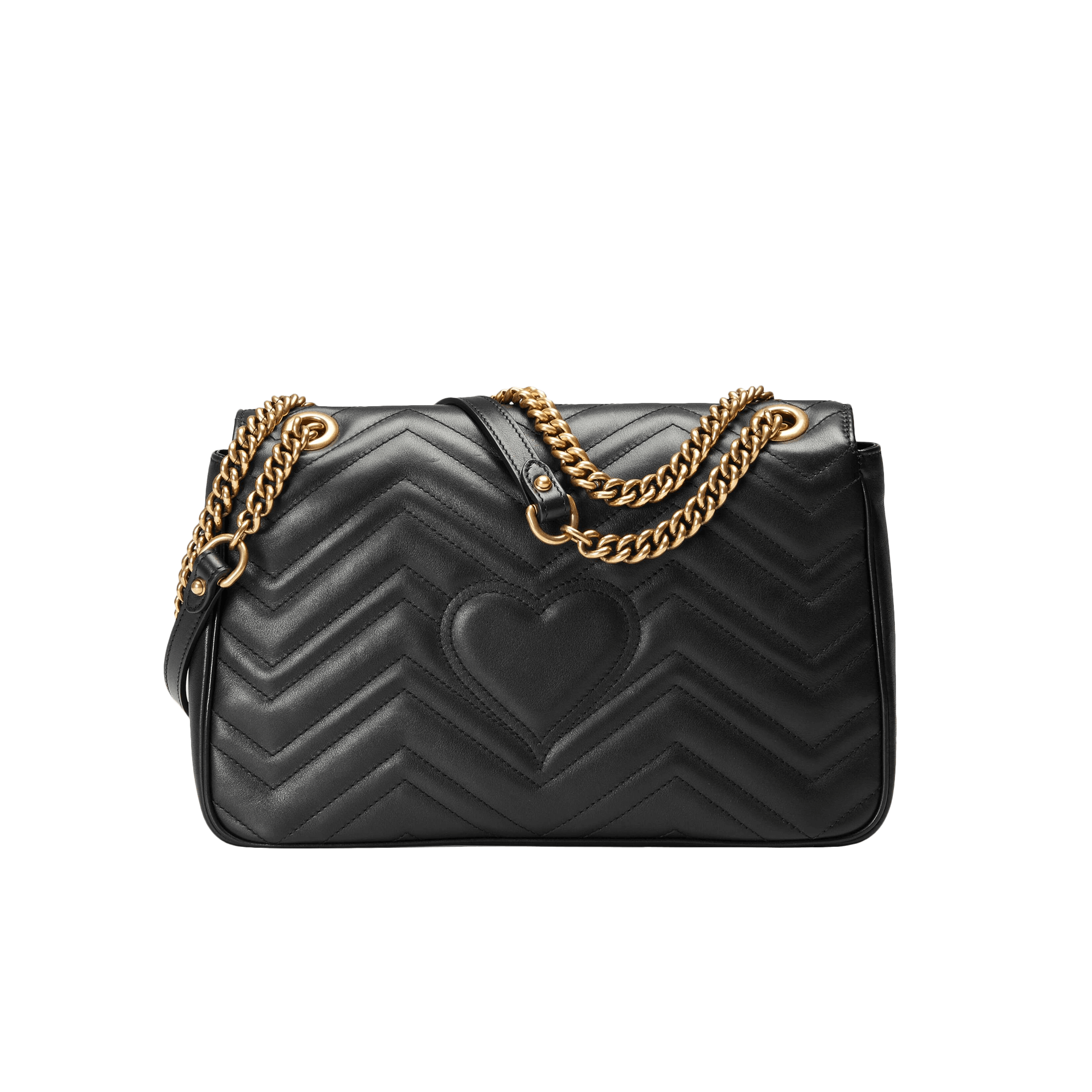 Gucci Medium Marmont Matelassé Shoulder Bag - Black Shoulder Bags, Handbags  - GUC1345174