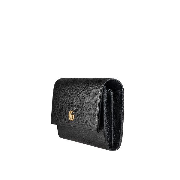 Gucci GG Marmont Leather Continental Wallet at Enigma Boutique