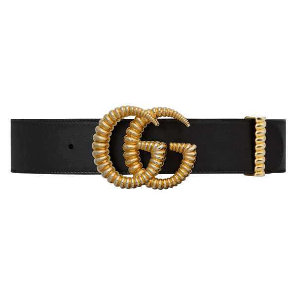Gucci Leather Belt With Torchon Double G Buckle at Enigma Boutique