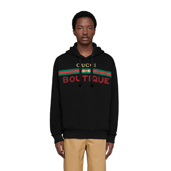 Gucci Boutique Print Sweatshirt at Enigma Boutique