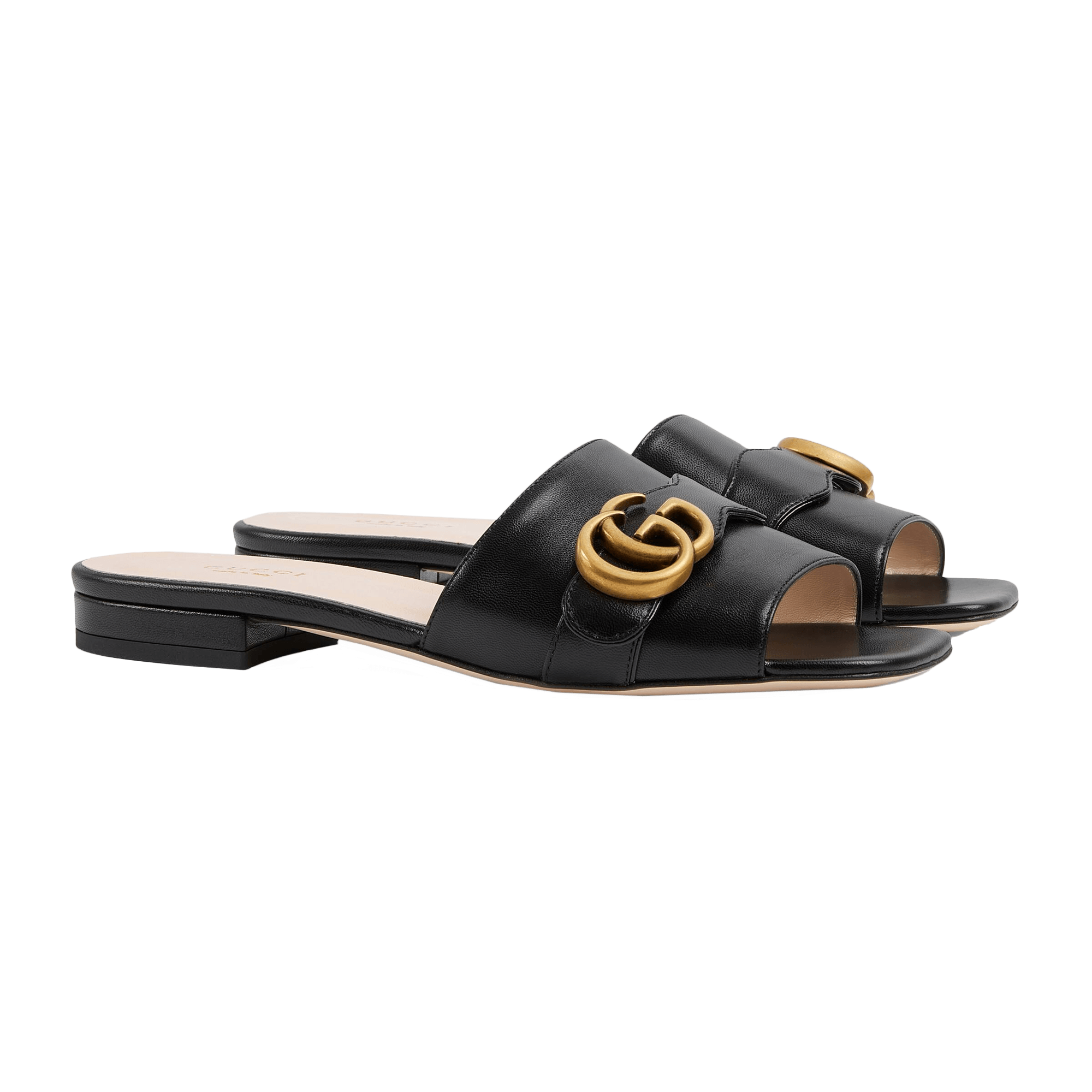 double g matelassé slides