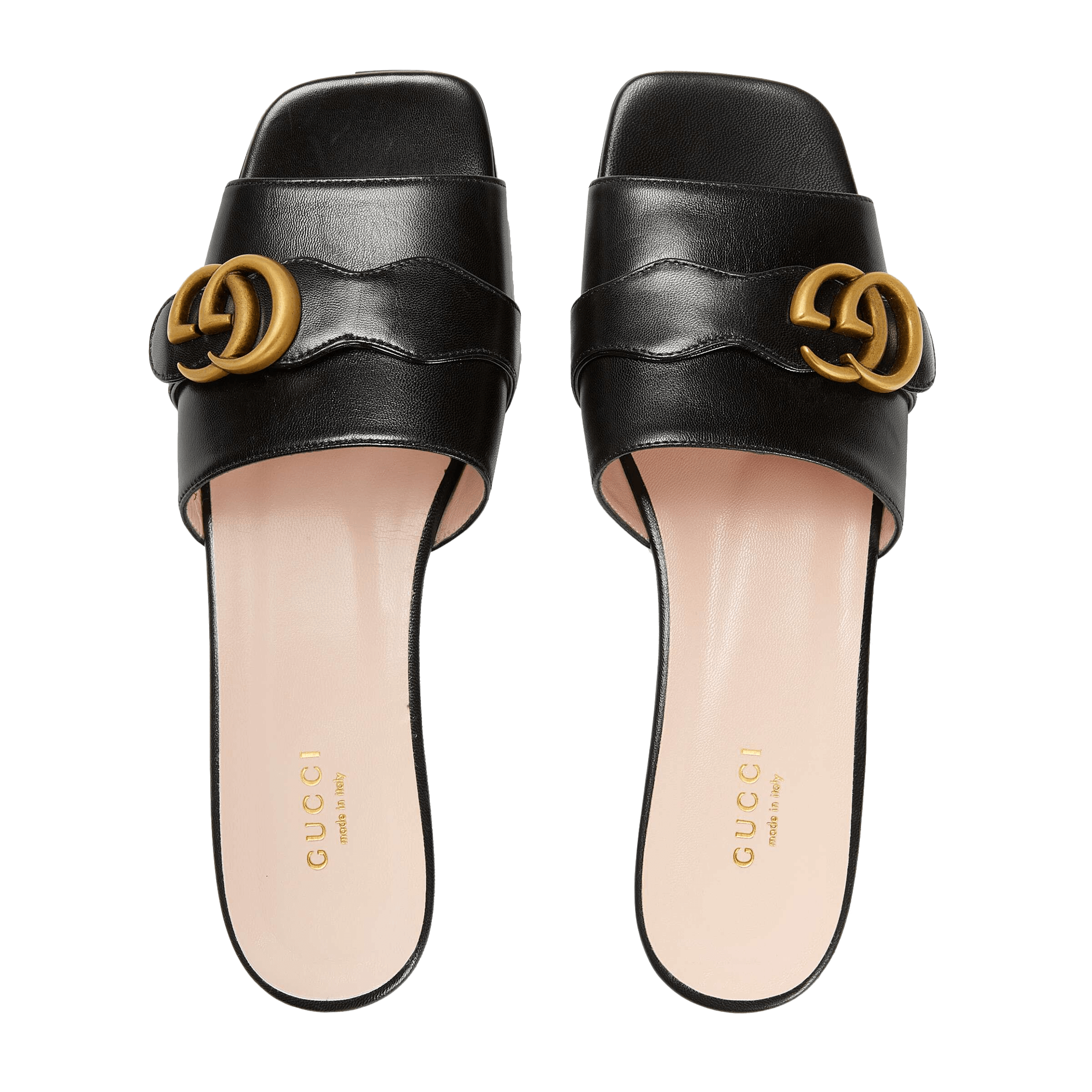 double g matelassé slides