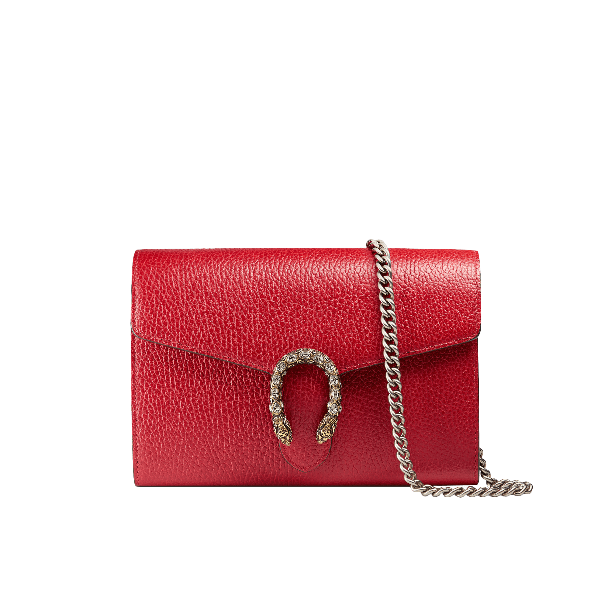 dionysus leather wallet on a chain
