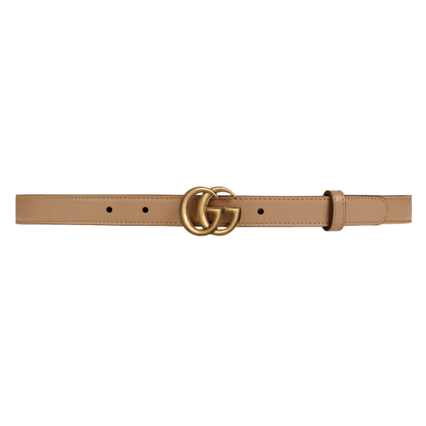 Thin Belt With Double G Buckle at Enigma Boutique