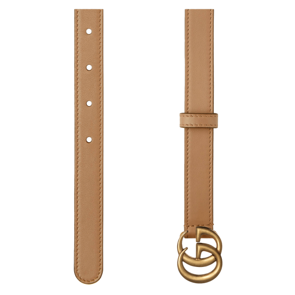 Thin Belt With Double G Buckle at Enigma Boutique