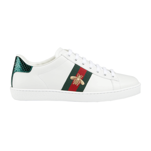 Gucci Women's Ace Sneaker With Bee at Enigma Boutique
