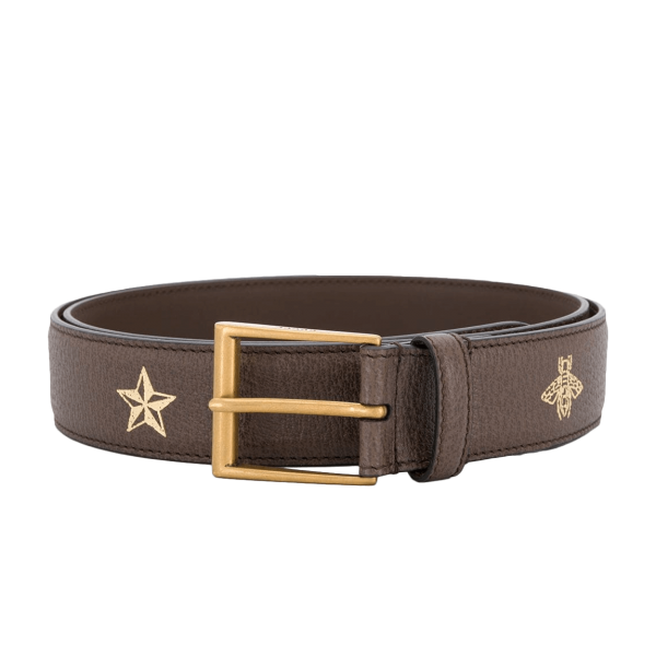 Gucci Bees And Stars Belt at Enigma Boutique