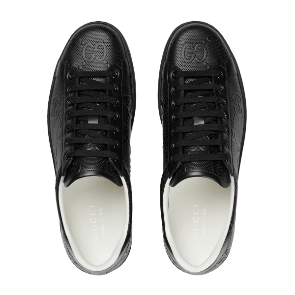 Gucci Men's Ace GG Embossed Sneaker at Enigma Boutique