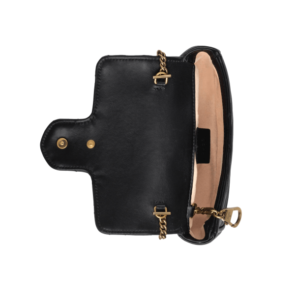 Gucci GG Marmont Matelassé Leather Super Mini Bag at Enigma Boutique