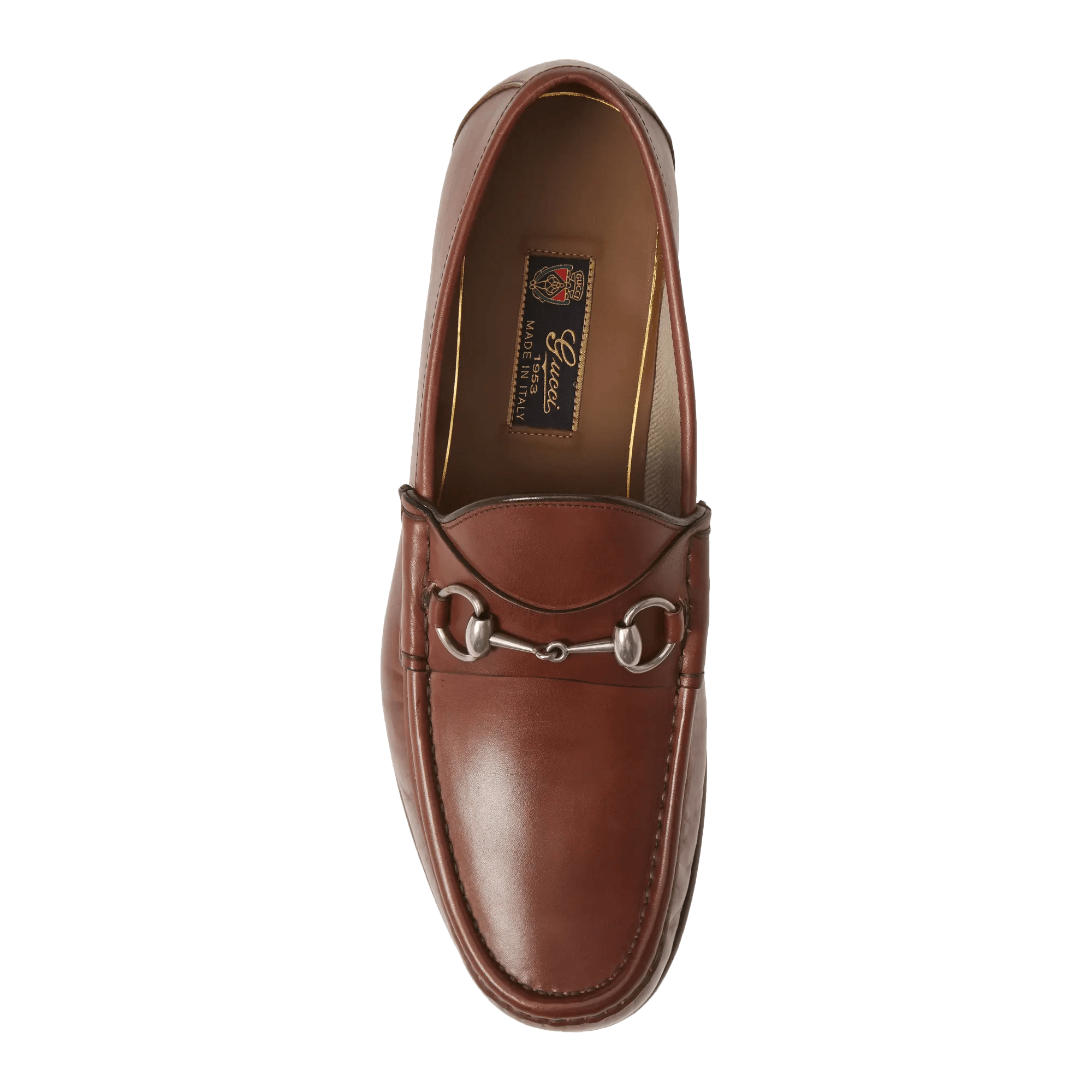 leather loafer with interlocking g horsebit