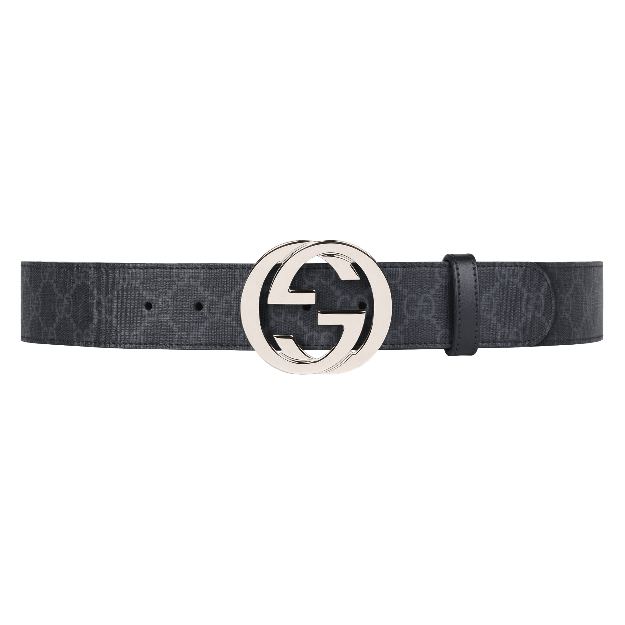 gucci black supreme belt