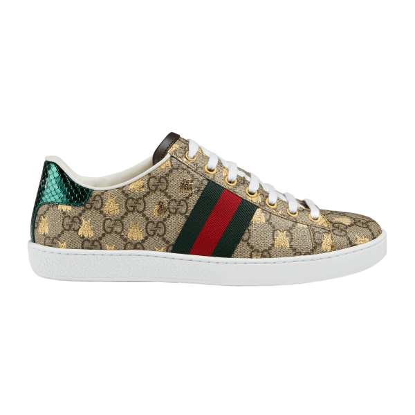 Gucci Women's Ace GG Supreme Sneaker With Bees at Enigma Boutique