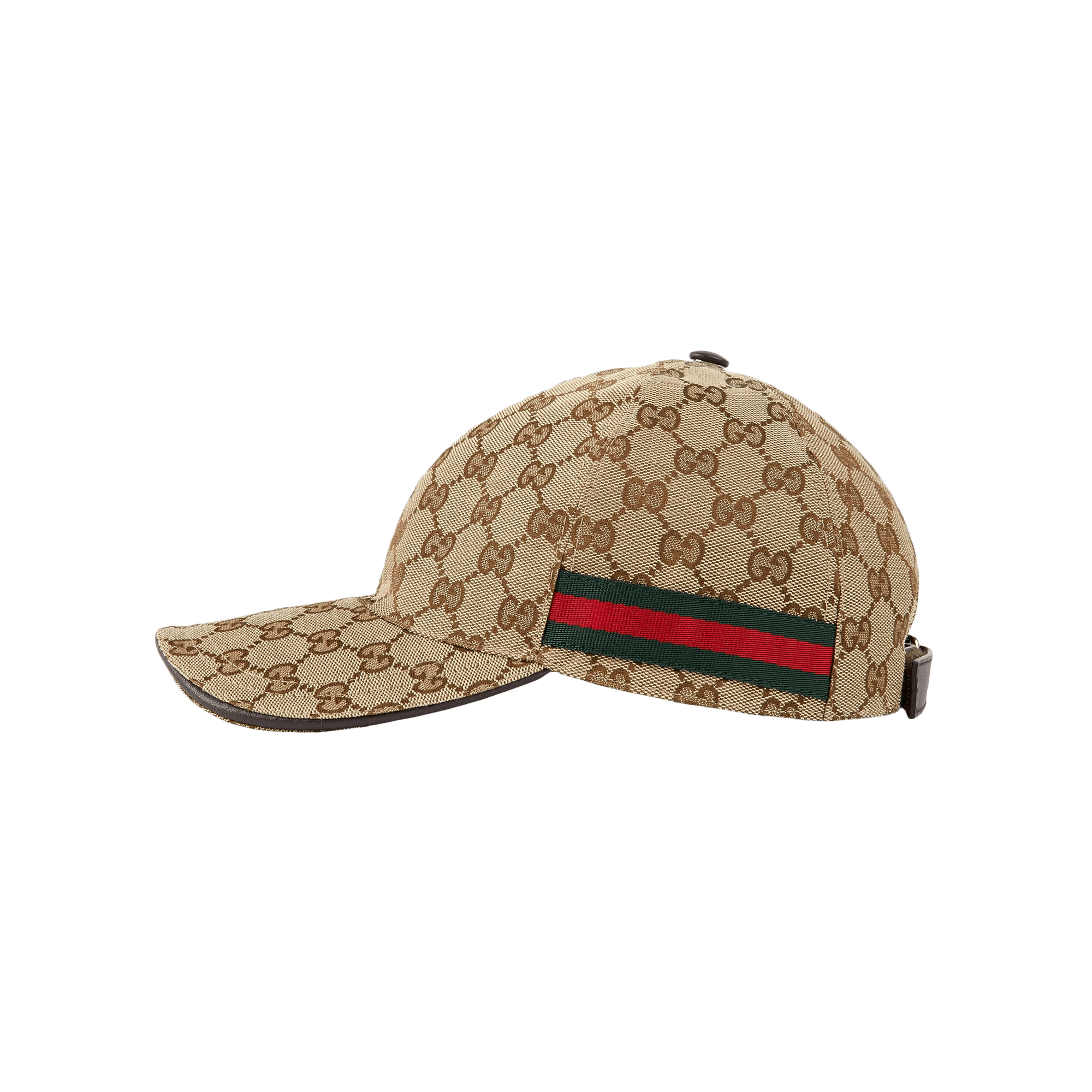 Gucci Original GG Canvas Baseball Hat With Web - Enigma Boutique
