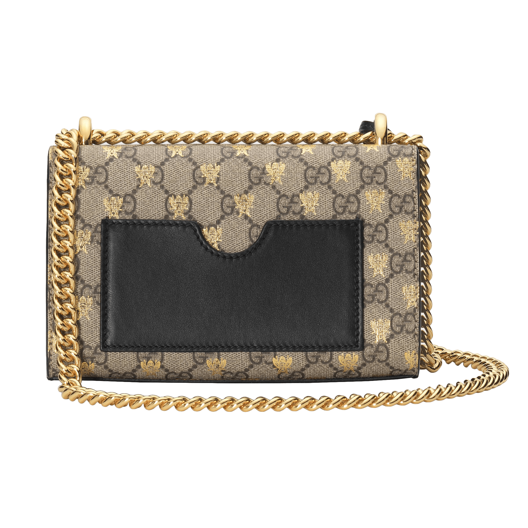 Padlock Small GG Bees Shoulder Bag - Enigma Boutique