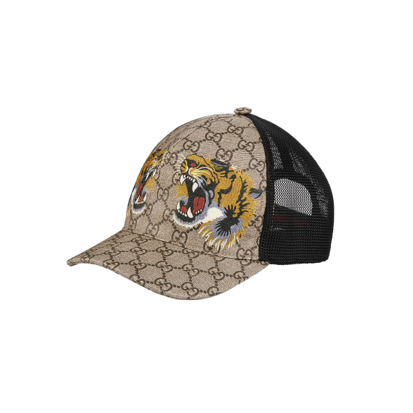 Tigers Print GG Supreme Baseball Hat at Enigma Boutique