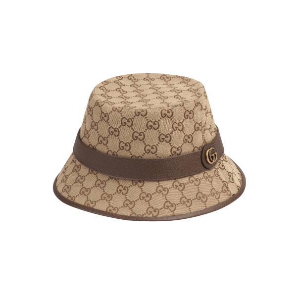 GG Canvas Bucket Hat With Double G at Enigma Boutique