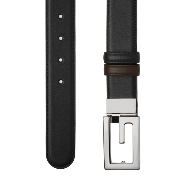 Gucci Reversible Belt With Square G Buckle - Image 5