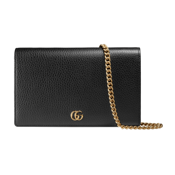 Gucci GG Marmont Leather Mini Chain Bag at Enigma Boutique