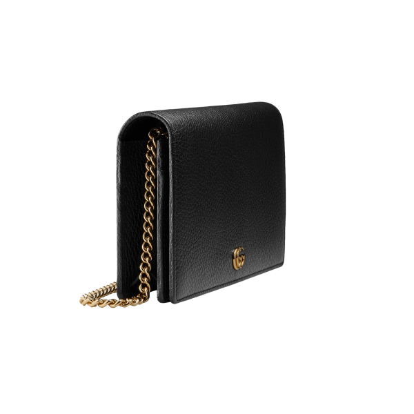 Gucci GG Marmont Leather Mini Chain Bag - Image 5