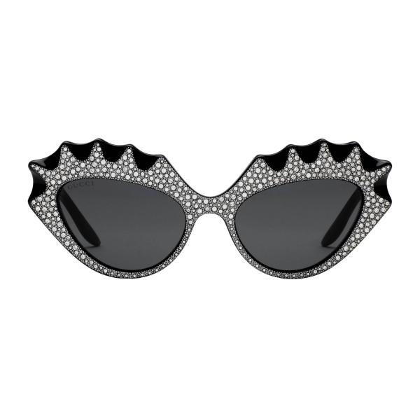 Cat-eye Frame Sunglasses With Crystals at Enigma Boutique