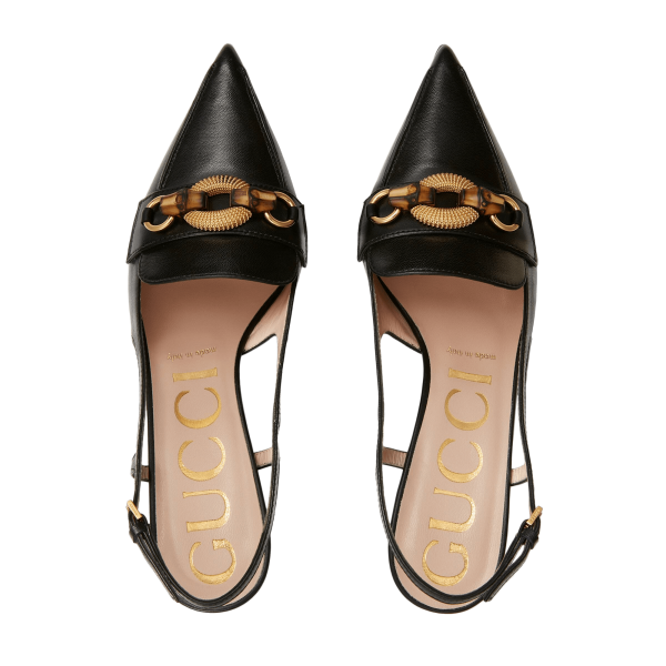 Gucci Women's Pump With Bamboo Horsebit at Enigma Boutique