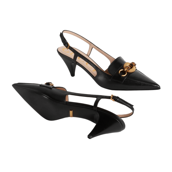 Gucci Women's Pump With Bamboo Horsebit at Enigma Boutique