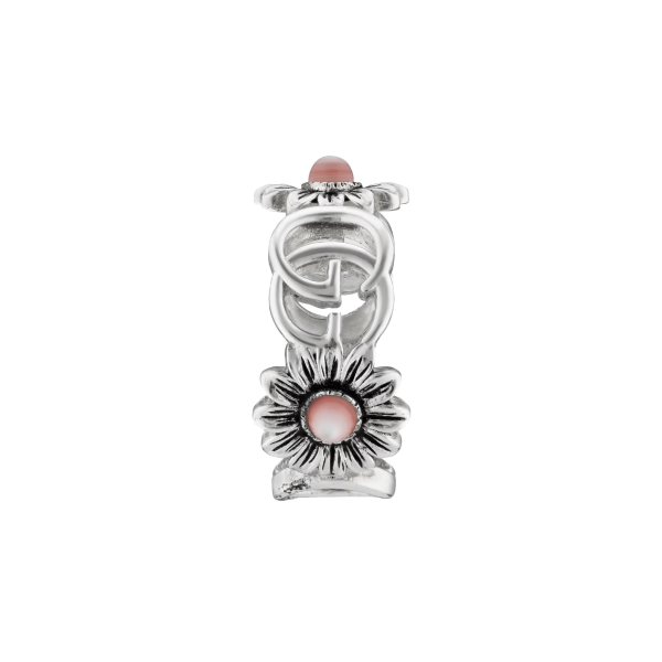 Gucci Double G Mother Of Pearl Ring at Enigma Boutique