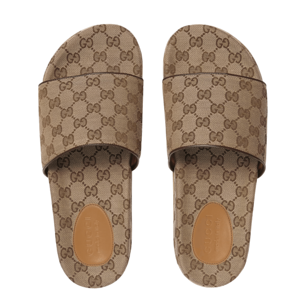 Gucci Men’s GG Canvas Slide Sandal at Enigma Boutique