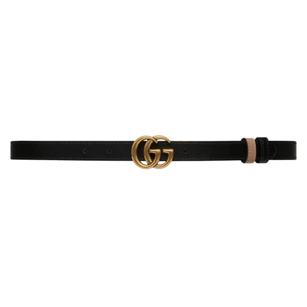 Gucci GG Marmont Reversible Thin Belt at Enigma Boutique