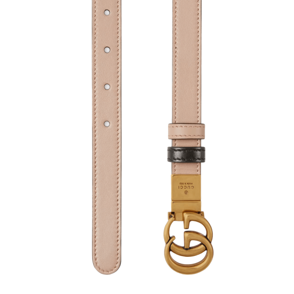 Gucci GG Marmont Reversible Thin Belt at Enigma Boutique