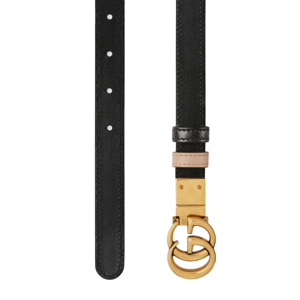 Gucci GG Marmont Reversible Thin Belt at Enigma Boutique