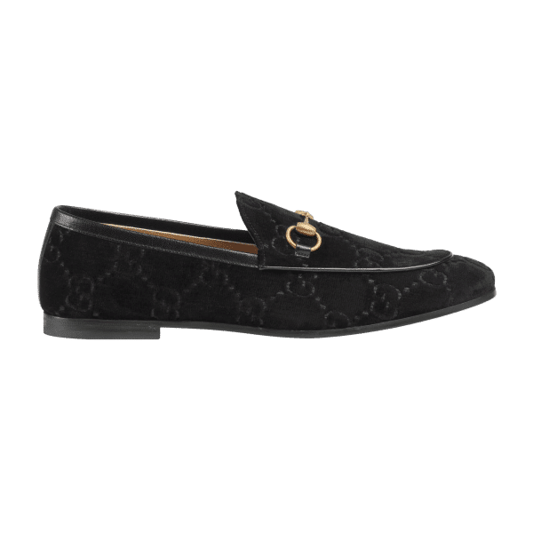 Gucci Men's Jordaan GG Velvet Loafer at Enigma Boutique