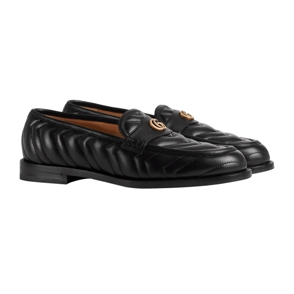 Gucci Men's Matelassé Loafer With Double G at Enigma Boutique