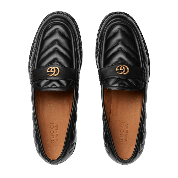 Gucci Men's Matelassé Loafer With Double G at Enigma Boutique