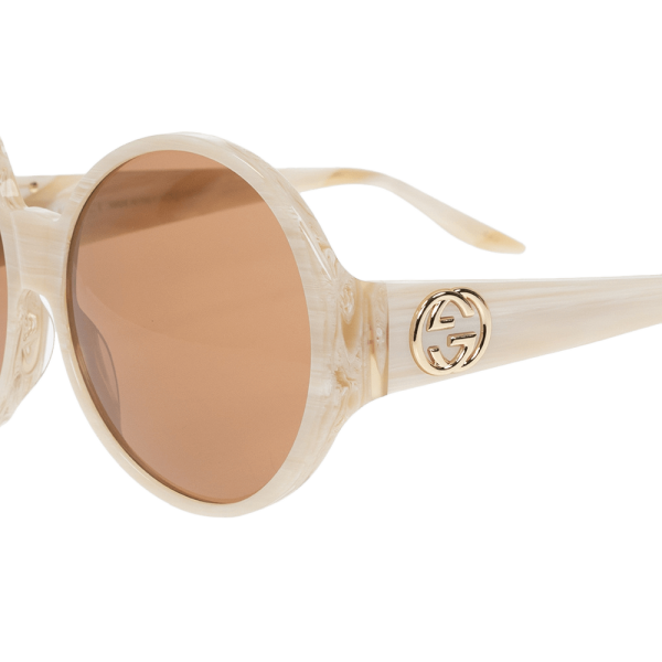 Gucci Round Frame Sunglasses at Enigma Boutique