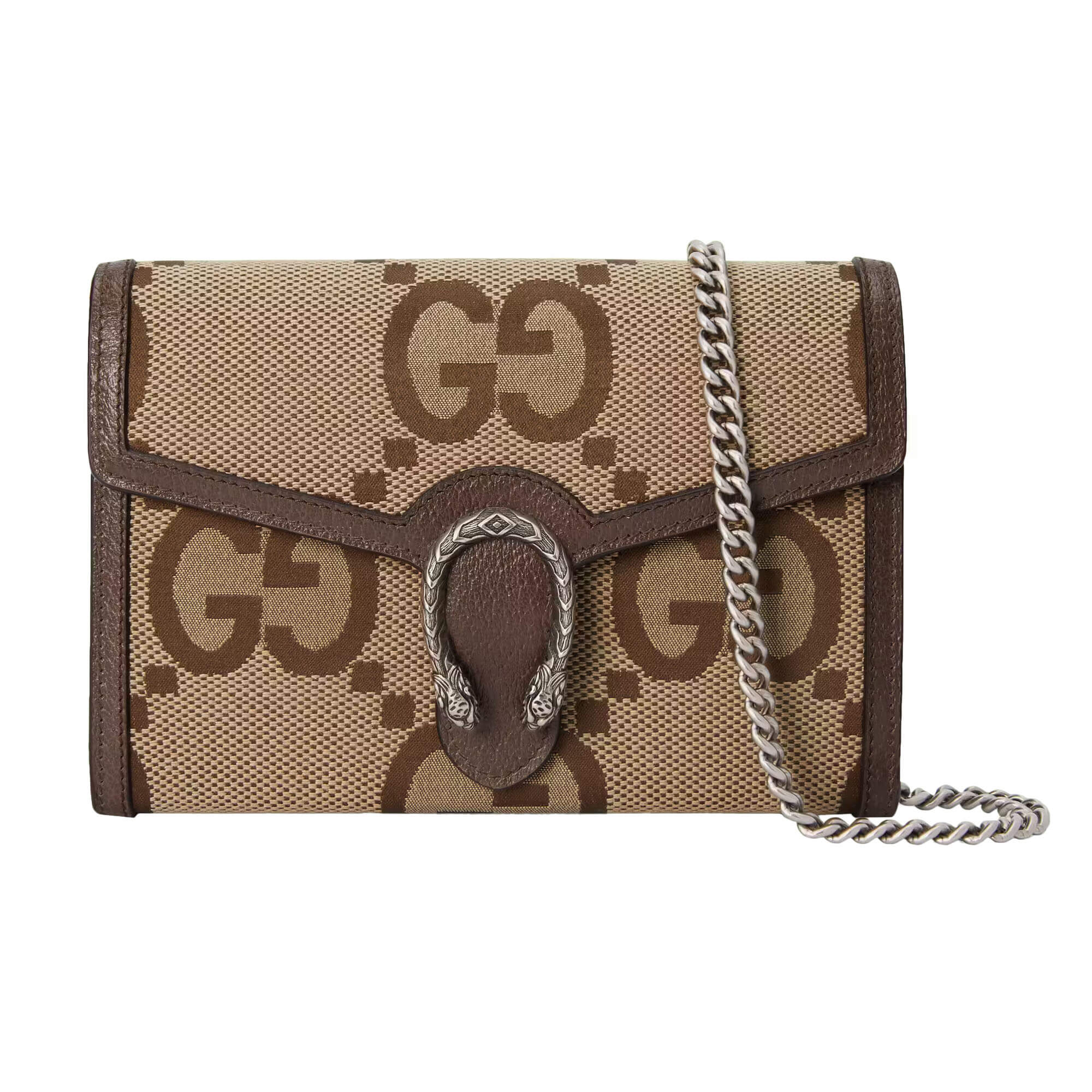 Gucci Dionysus Jumbo GG Chain Wallet - Enigma Boutique