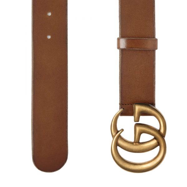 Gucci Leather Belt With Double G Buckle at Enigma Boutique