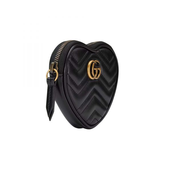 Gucci GG Marmont Heart-shaped Coin Purse at Enigma Boutique