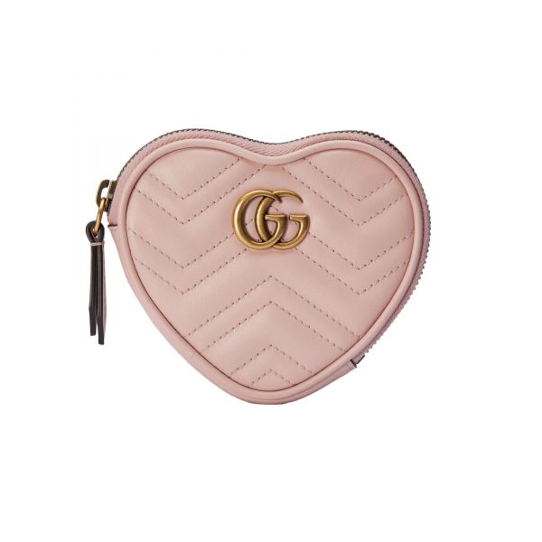 Gucci GG Marmont Heart-shaped Coin Purse at Enigma Boutique