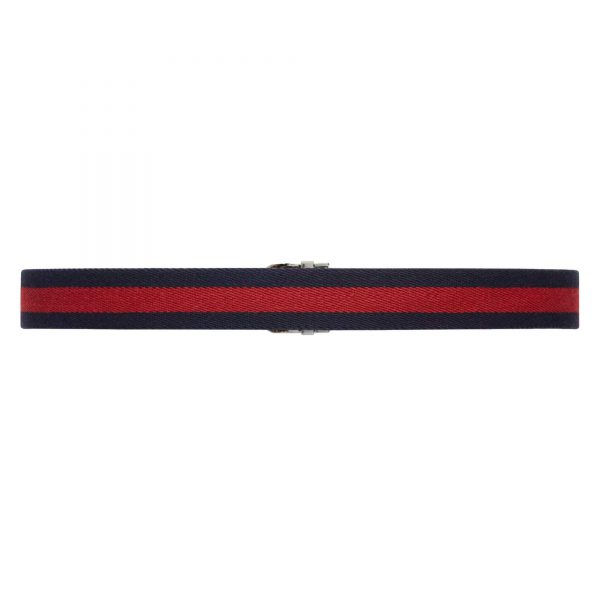 Gucci Web Belt With Rectangular Buckle at Enigma Boutique