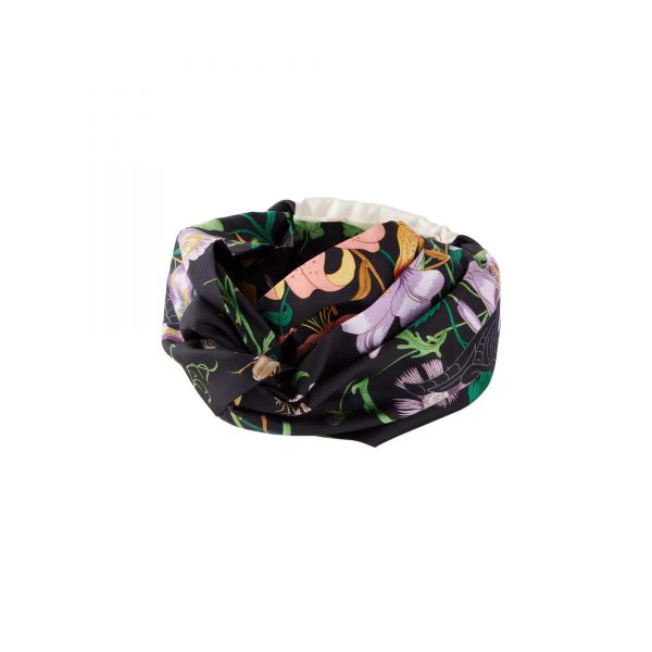Gucci Flora Print Silk Headband at Enigma Boutique