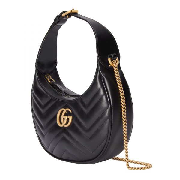 Gucci GG Marmont Half-moon-shaped Mini Bag at Enigma Boutique