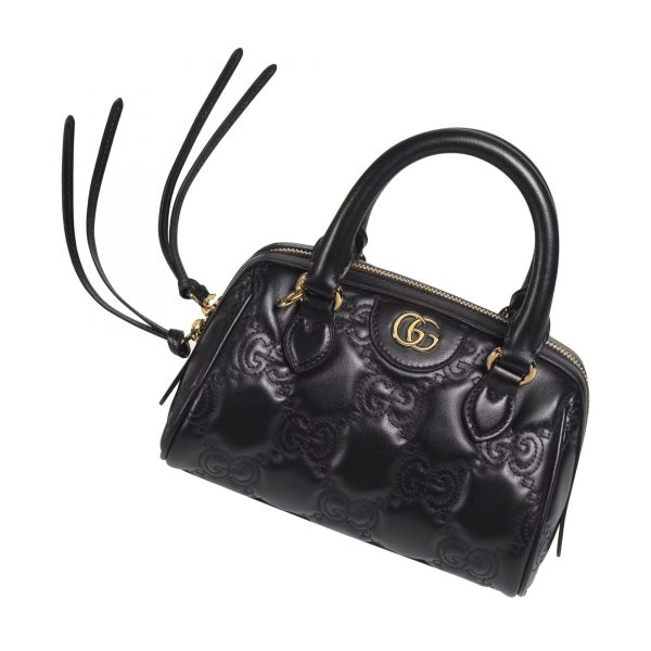 Gucci GG Matelassé Leather Top Handle Bag at Enigma Boutique