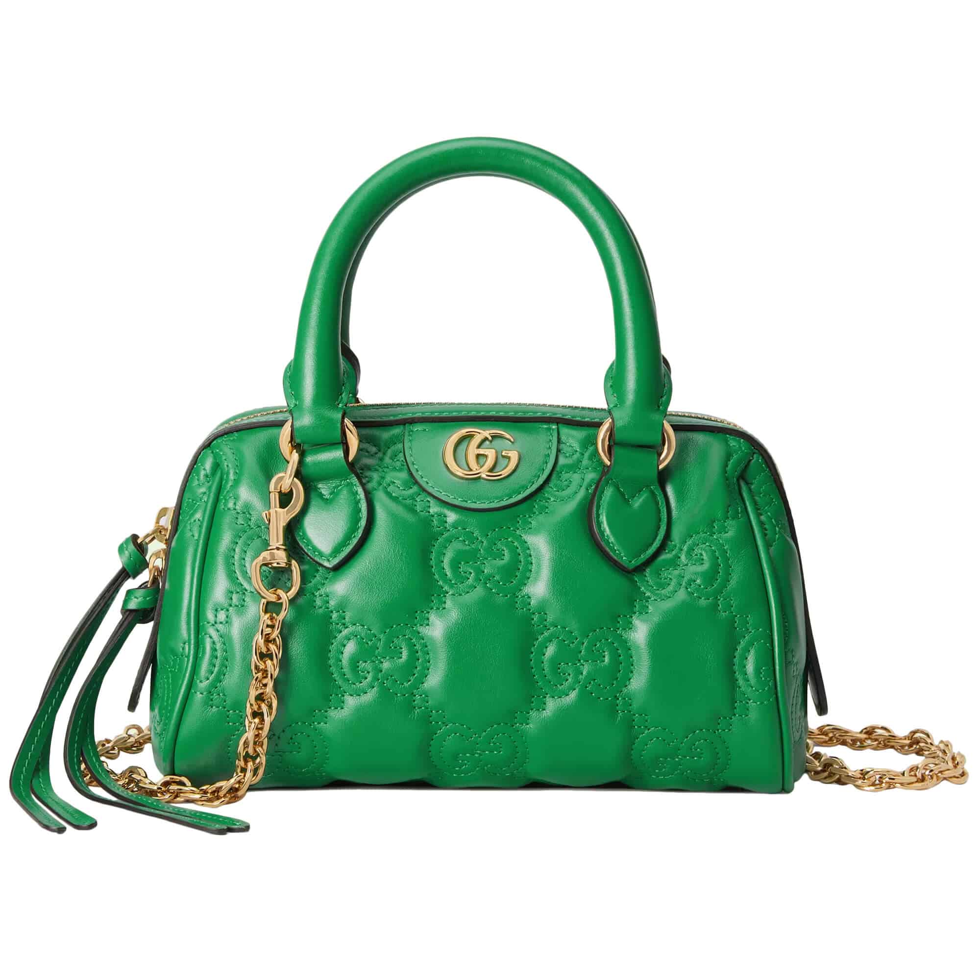 Gucci GG Matelassé Leather Top Handle Bag - Enigma Boutique