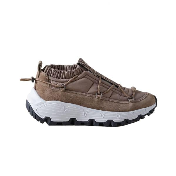 Brunello Cucinelli Suede Trekk Runners With Precious Detail at Enigma Boutique