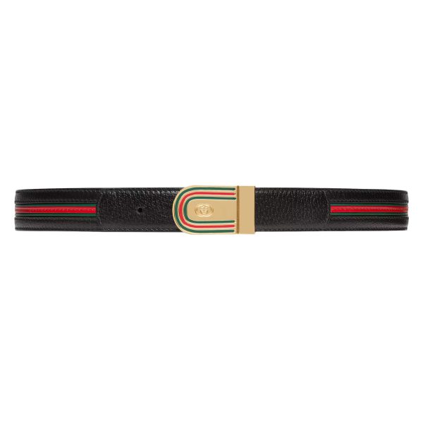 Gucci Belt With Interlocking G Buckle at Enigma Boutique