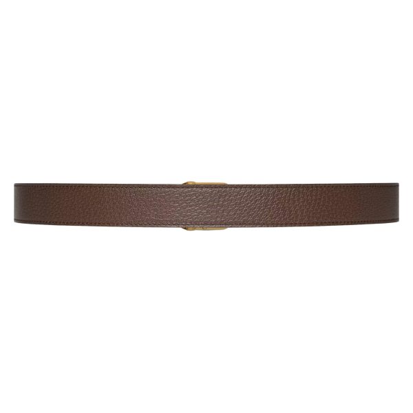 Gucci Reversible Belt With Squared Interlocking G Buckle at Enigma Boutique