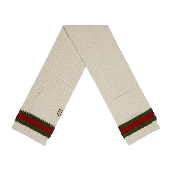 Gucci Wool Scarf With Pockets at Enigma Boutique