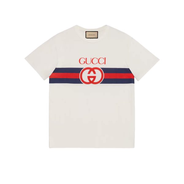 Gucci Interlocking G Cotton T-shirt at Enigma Boutique