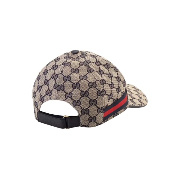Gucci Original GG Canvas Baseball Hat With Web at Enigma Boutique
